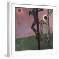 Crucifixion with Darkened Sun-Egon Schiele-Framed Premium Giclee Print