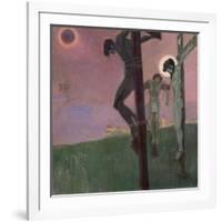 Crucifixion with Darkened Sun-Egon Schiele-Framed Giclee Print