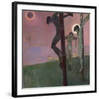Crucifixion with Darkened Sun-Egon Schiele-Framed Giclee Print