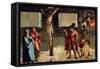 Crucifixion with Donors, 16th Century-null-Framed Stretched Canvas