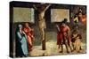 Crucifixion with Donors, 16th Century-null-Stretched Canvas