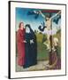 Crucifixion with Mary, John and Magdalene-null-Framed Art Print