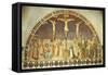 Crucifixion with Saints, by Giovanni Da Fiesole, known as Fra Angelico-null-Framed Stretched Canvas