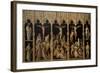 Crucifixion with Saints Coloman, Quirin, Castor and Chrysogonus, Ca. 1440-Gabriel Angler-Framed Giclee Print