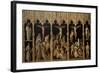 Crucifixion with Saints Coloman, Quirin, Castor and Chrysogonus, Ca. 1440-Gabriel Angler-Framed Giclee Print