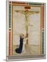 Crucifixion with St. Dominic-Fra Angelico-Mounted Giclee Print