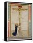 Crucifixion with St. Dominic-Fra Angelico-Framed Stretched Canvas