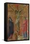 Crucifixion with St Francis-Ugolino Di Nerio-Framed Stretched Canvas