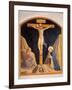 Crucifixion with the Virgin Mary and St. Dominic-Beato Angelico-Framed Art Print