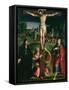 Crucifixion with the Virgin, Mary Magdalene and St. John the Evangelist-Nicolò dell' Abate-Framed Stretched Canvas