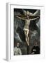 Crucifixion with Two Donors-El Greco-Framed Premium Giclee Print