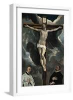 Crucifixion with Two Donors-El Greco-Framed Giclee Print