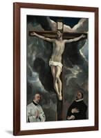 Crucifixion with Two Donors-El Greco-Framed Giclee Print