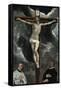 Crucifixion with Two Donors-El Greco-Framed Stretched Canvas