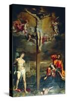 Crucifixion with Virgin and Saints, 1596-Federico Fiori Barocci-Stretched Canvas