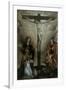 Crucifixion with Virgin and Sts. John, Apollinaris and Vitale-Francesco Longhi-Framed Art Print