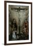 Crucifixion with Virgin and Sts. John, Apollinaris and Vitale-Francesco Longhi-Framed Art Print