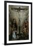 Crucifixion with Virgin and Sts. John, Apollinaris and Vitale-Francesco Longhi-Framed Art Print