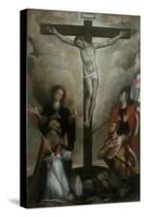 Crucifixion with Virgin and Sts. John, Apollinaris and Vitale-Francesco Longhi-Stretched Canvas