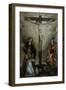 Crucifixion with Virgin and Sts. John, Apollinaris and Vitale-Francesco Longhi-Framed Art Print