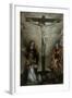 Crucifixion with Virgin and Sts. John, Apollinaris and Vitale-Francesco Longhi-Framed Art Print