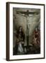 Crucifixion with Virgin and Sts. John, Apollinaris and Vitale-Francesco Longhi-Framed Art Print