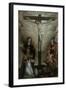 Crucifixion with Virgin and Sts. John, Apollinaris and Vitale-Francesco Longhi-Framed Art Print