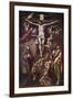 Crucifixion with Virgin, Magdalene, St. John and Angels-El Greco-Framed Giclee Print