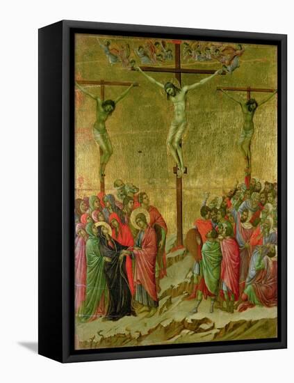 Crucifixion-Duccio di Buoninsegna-Framed Stretched Canvas