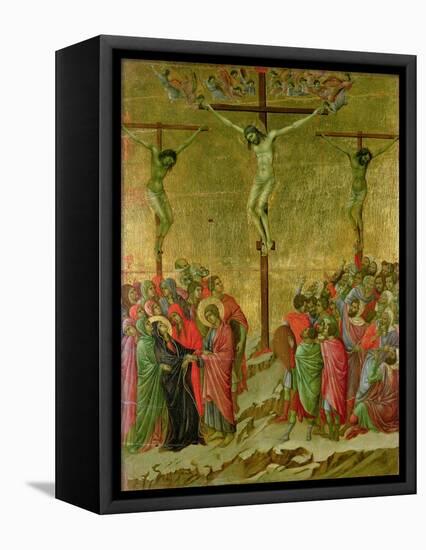 Crucifixion-Duccio di Buoninsegna-Framed Stretched Canvas