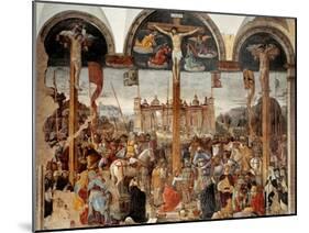 Crucifixion-Giovanni Donato da Montorfano-Mounted Art Print