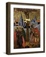 Crucifixion-Kostantin Shpataraku-Framed Art Print