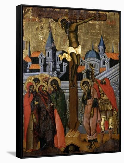 Crucifixion-Kostantin Shpataraku-Framed Stretched Canvas