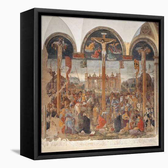 Crucifixion-Giovanni Donato da Montorfano-Framed Stretched Canvas