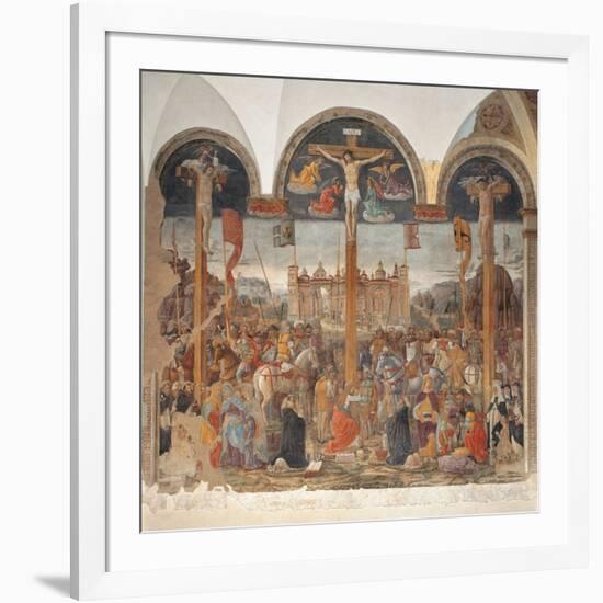 Crucifixion-Giovanni Donato da Montorfano-Framed Art Print