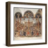 Crucifixion-Giovanni Donato da Montorfano-Framed Art Print