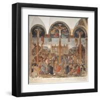 Crucifixion-Giovanni Donato da Montorfano-Framed Art Print