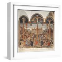 Crucifixion-Giovanni Donato da Montorfano-Framed Art Print