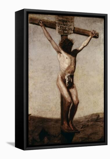 Crucifixion-Thomas Cowperthwait Eakins-Framed Stretched Canvas