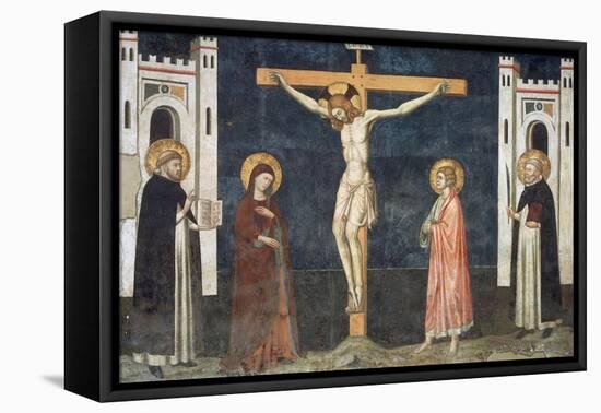 Crucifixion-Pietro Cavallini-Framed Stretched Canvas