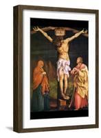 Crucifixion-Matthais Gruenwald-Framed Art Print