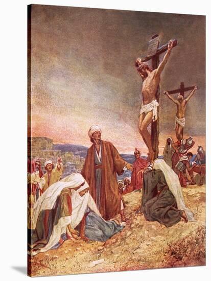 Crucifixion-William Brassey Hole-Stretched Canvas