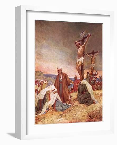 Crucifixion-William Brassey Hole-Framed Giclee Print