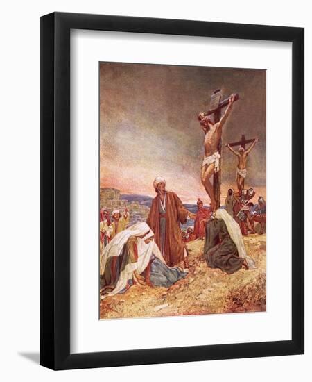 Crucifixion-William Brassey Hole-Framed Giclee Print