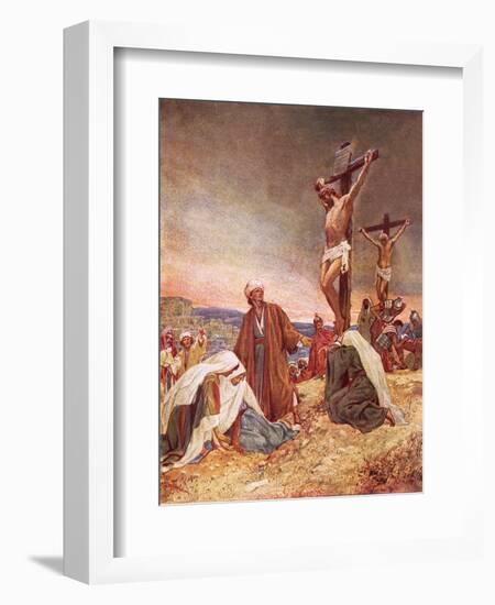 Crucifixion-William Brassey Hole-Framed Giclee Print