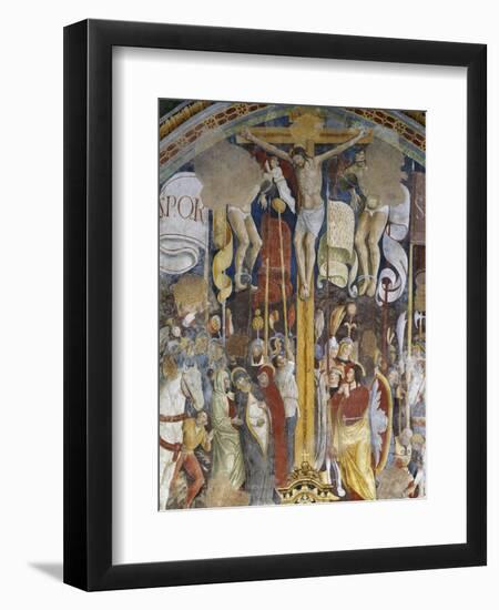 Crucifixion-Giovanni Pietro Da Cemmo-Framed Premium Giclee Print