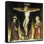 Crucifixion-Michelino Da Besozzo-Framed Stretched Canvas