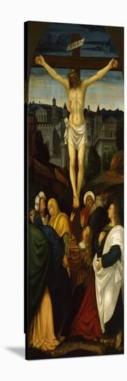 Crucifixion-Gerolamo Giovenone-Stretched Canvas