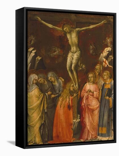 Crucifixion-Lorenzo Monaco-Framed Stretched Canvas