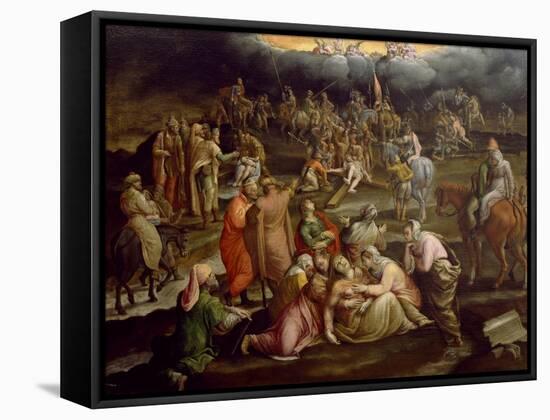 Crucifixion-Prospero Fontana-Framed Stretched Canvas